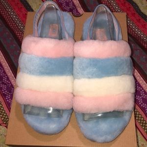 Ugg Fluffy Slides